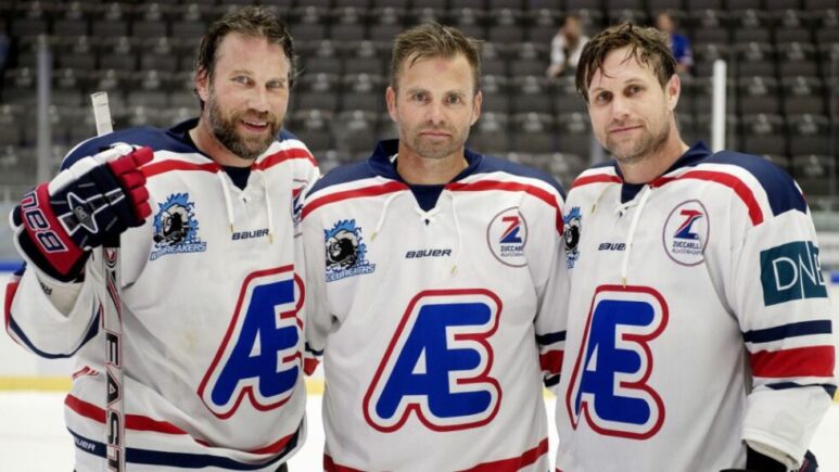 Peter Forsberg, Niklas Sundström och Markus Näslund tillsammans i Icebreakers.